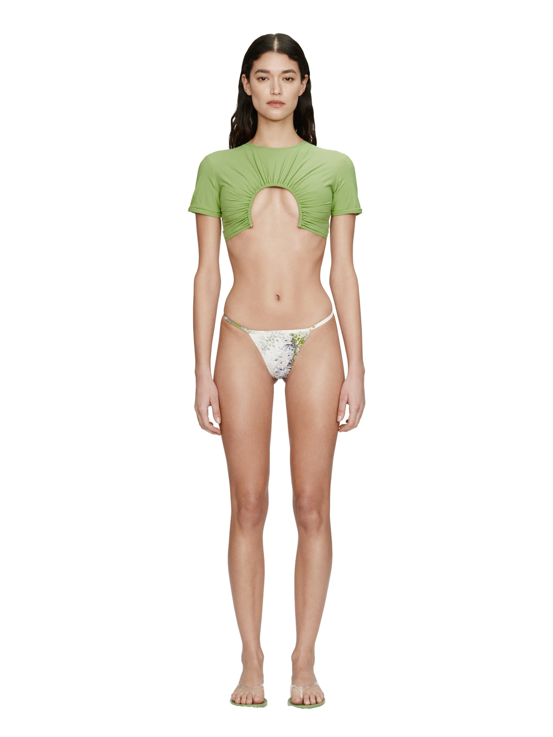 Christopher Esber U Prong Tee in Fresh Lime Christopher Esber U Prong Tee in Fresh Lime | Bikini | Coveti