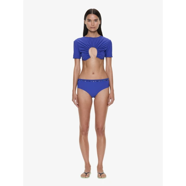Christopher Esber U Prong Tee in Indigo | Bikini | Coveti