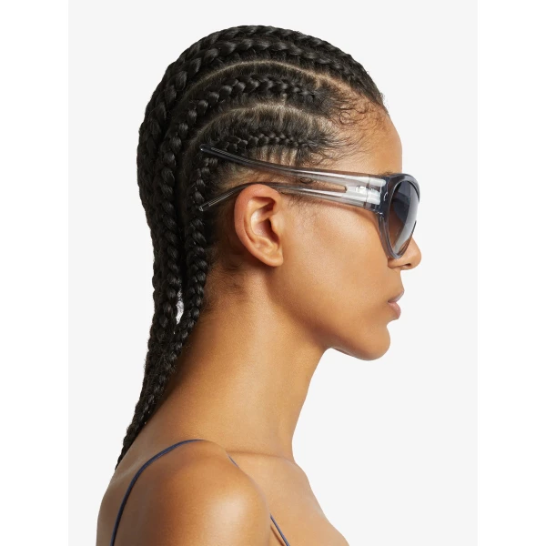 Christopher Esber Uma 98 Sunglasses in Smoke | Sunglasses | Coveti