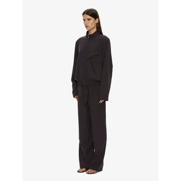 Christopher Esber Utility Twill Trouser in Eggplant | Pants | Coveti