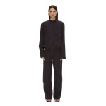 Christopher Esber Utility Twill Trouser in Eggplant | Pants | Coveti