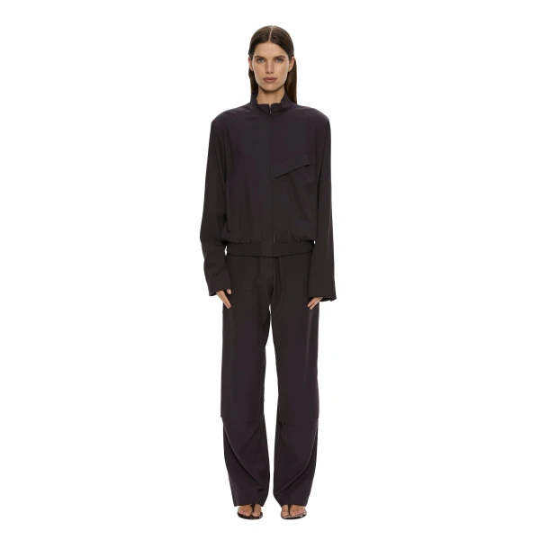 Utility Twill Trouser in Eggplant