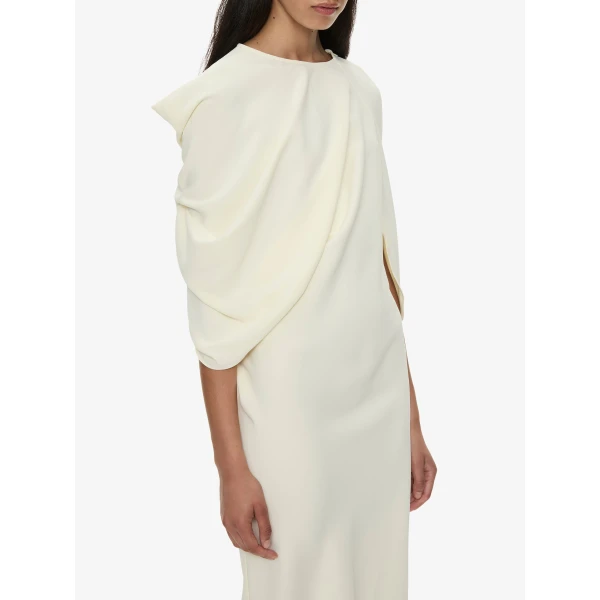 Christopher Esber Virelle Cocoon Dress in Cream | Dresses | Coveti