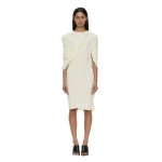 Christopher Esber Virelle Cocoon Dress in Cream | Dresses | Coveti