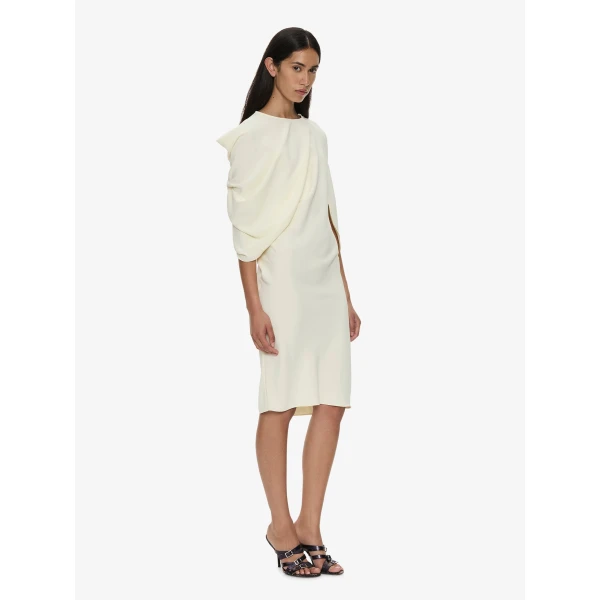 Christopher Esber Virelle Cocoon Dress in Cream | Dresses | Coveti