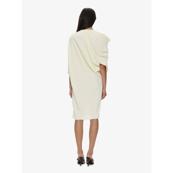 Christopher Esber Virelle Cocoon Dress in Cream | Dresses | Coveti