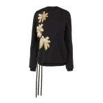 Costarellos Nemie Mohair Wool Sweater in Black | Coveti