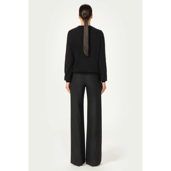 Costarellos Nemie Mohair Wool Sweater in Black | Sweaters | Coveti