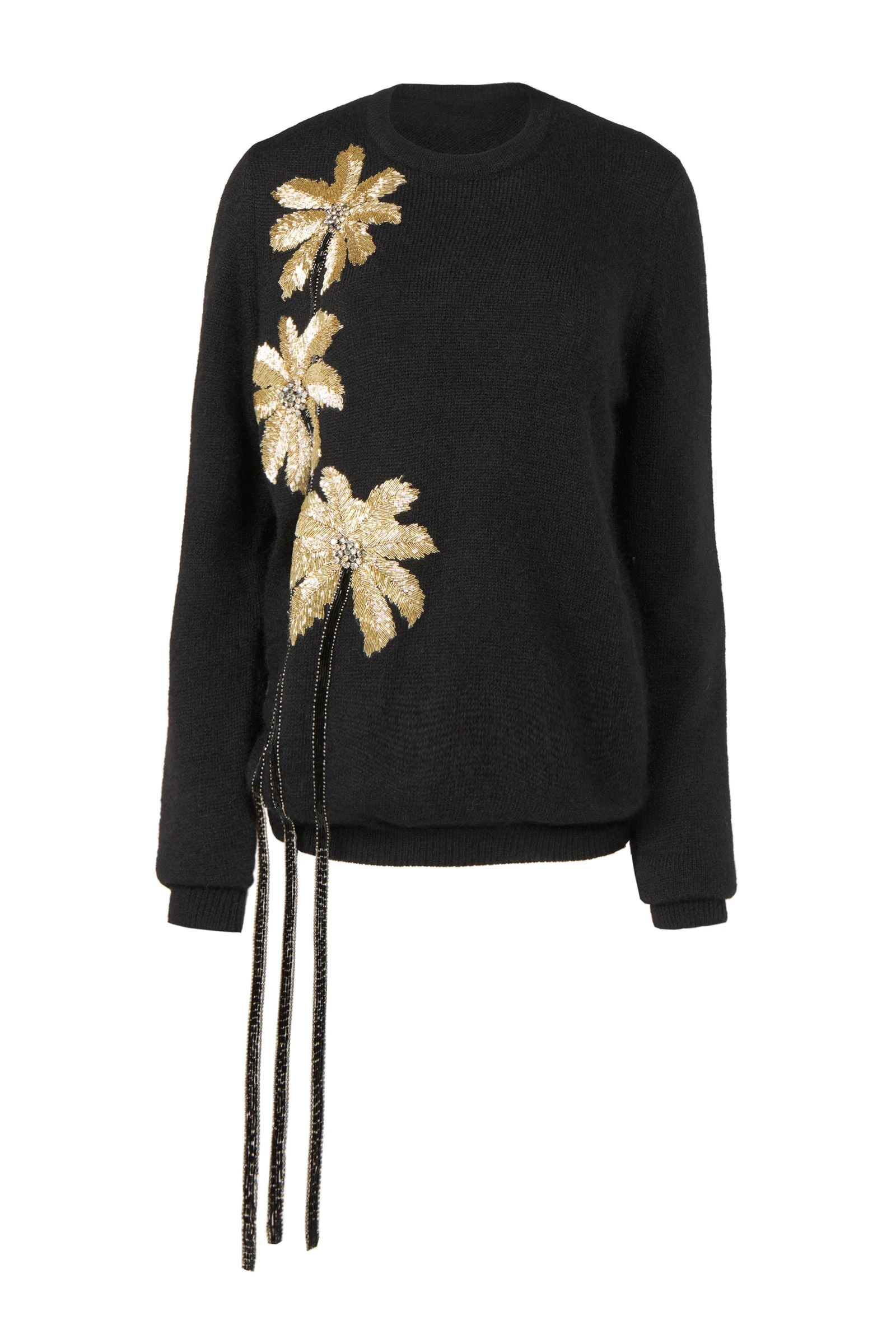 Costarellos Nemie Mohair Wool Sweater in Black Costarellos Nemie Mohair Wool Sweater in Black | Coveti
