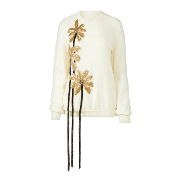 Nemie Mohair Wool Sweater in Ecru