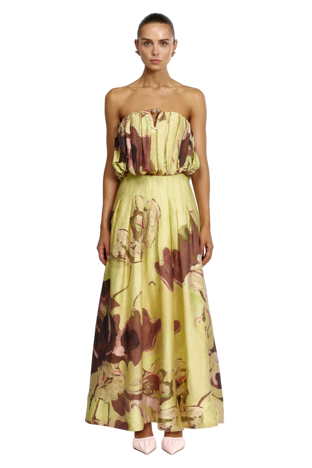 Acler Hodel Skirt in Wild Trace, Multicolour Skirts