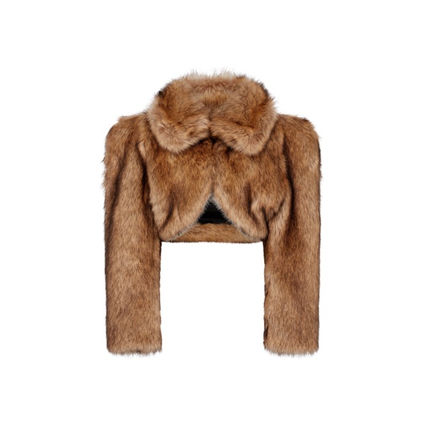 Faux Fur Cropped Jacket