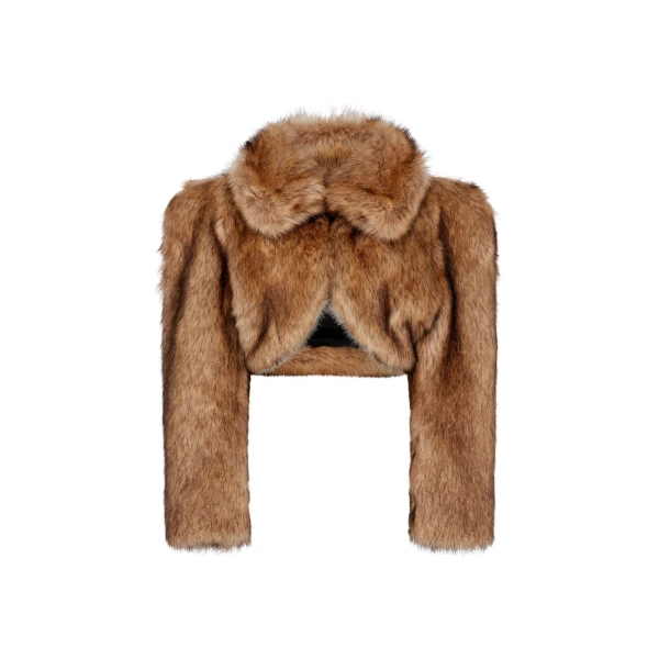 Faux Fur Cropped Jacket