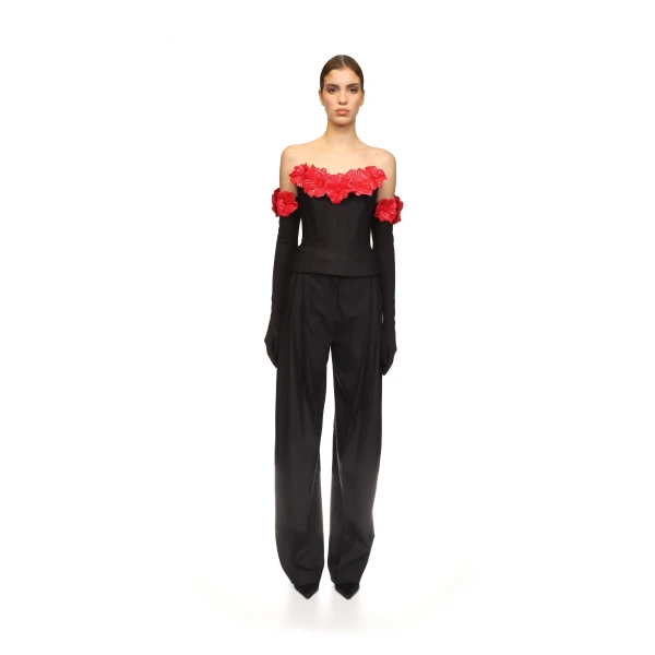 David Koma Tailored Trousers In Black, view 2
