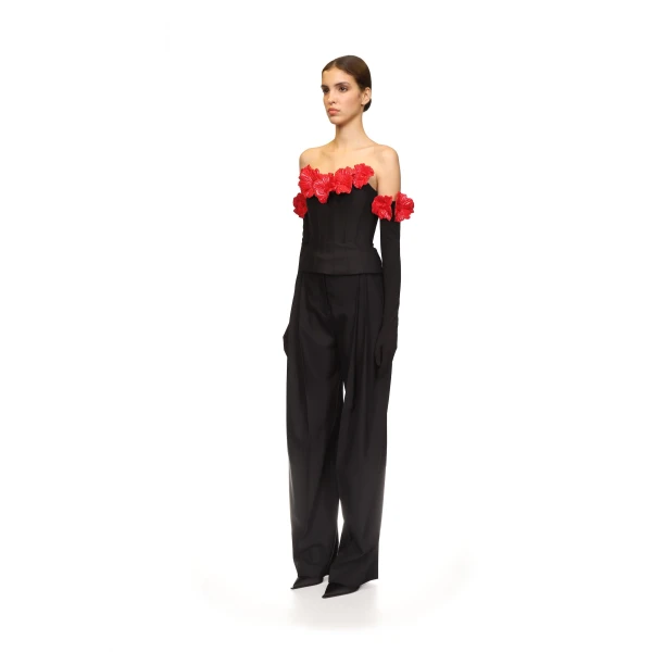 David Koma Tailored Trousers In Black, view 3