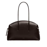 DeMellier Romee Strijd x The Stockholm in Dark Brown Fine Grain Tote Bag | Totes & Top-Handle Bags | Coveti
