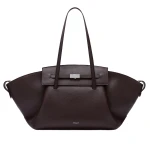 DeMellier The Brooklyn in Bordeaux Small Grain Tote Bag DeMellier The Brooklyn in Bordeaux Small Grain Tote Bag | Totes & Top-Handle Bags | Coveti