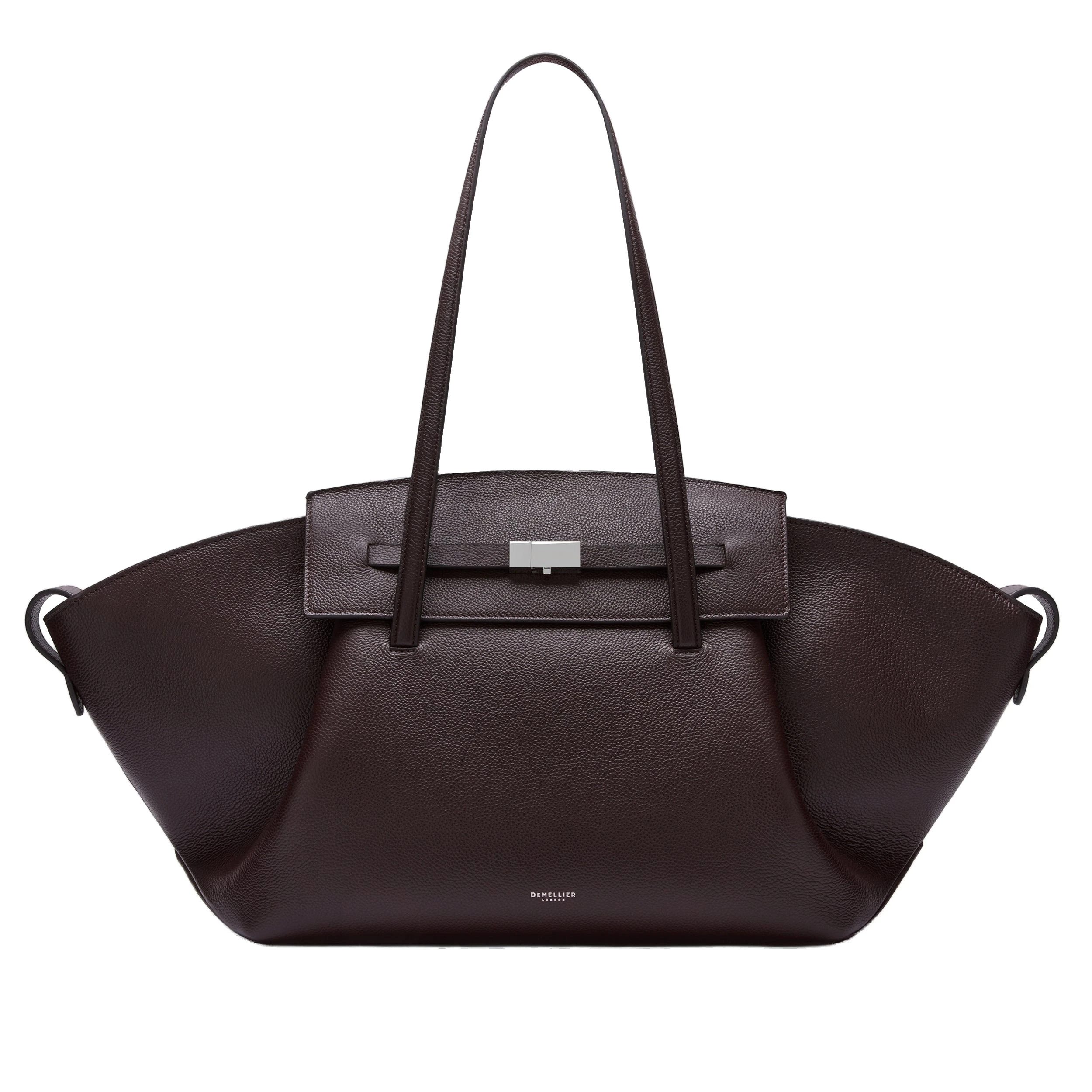 DeMellier The Brooklyn in Bordeaux Small Grain Tote Bag DeMellier The Brooklyn in Bordeaux Small Grain Tote Bag | Totes & Top-Handle Bags | Coveti
