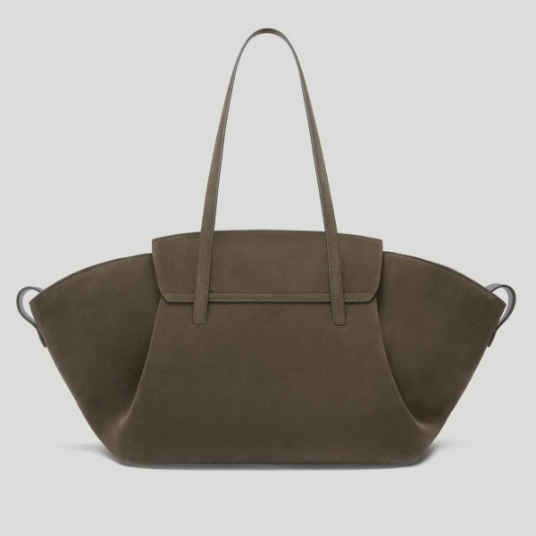 DeMellier The Brooklyn in Hazel Suede Tote Bag, view 6 | Totes & Top-Handle Bags | Coveti