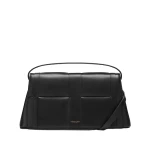 DeMellier The Florence Crossbody in Black Fine Grain Crossbody Bag | Shoulder & Crossbody Bags | Coveti