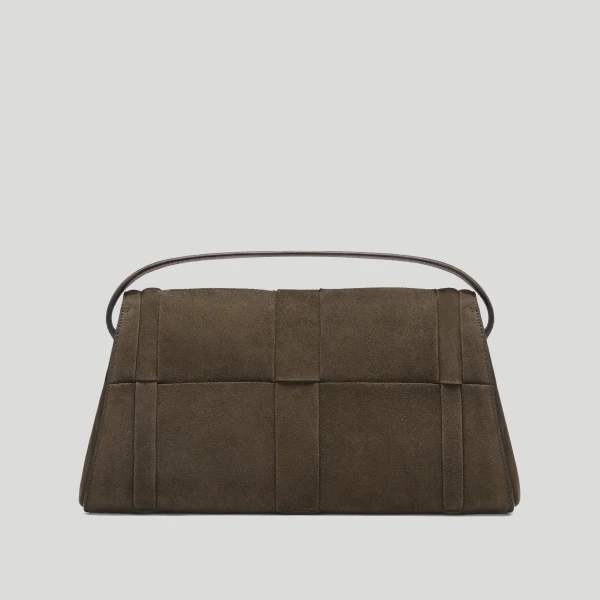 DeMellier The Florence Crossbody in Hazel Suede Crossbody Bag, view 5 | Shoulder & Crossbody Bags | Coveti
