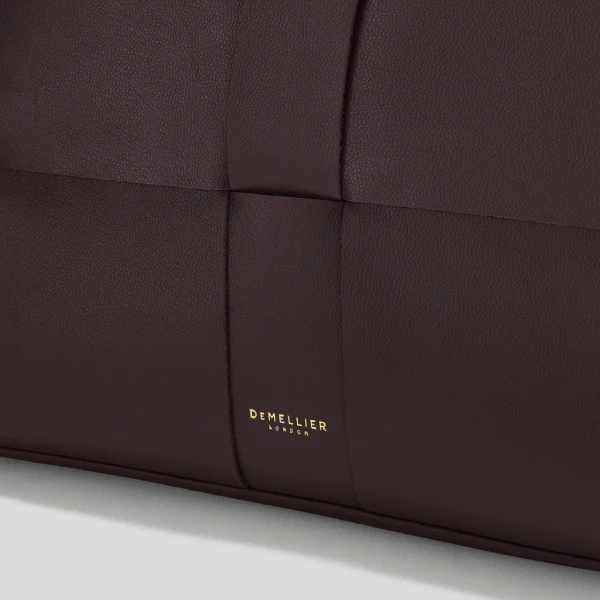 DeMellier The Florence in Bordeaux Fine Grain Tote Bag, view 2 | Totes & Top-Handle Bags | Coveti