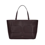DeMellier The Florence in Bordeaux Fine Grain Tote Bag | Totes & Top-Handle Bags | Coveti