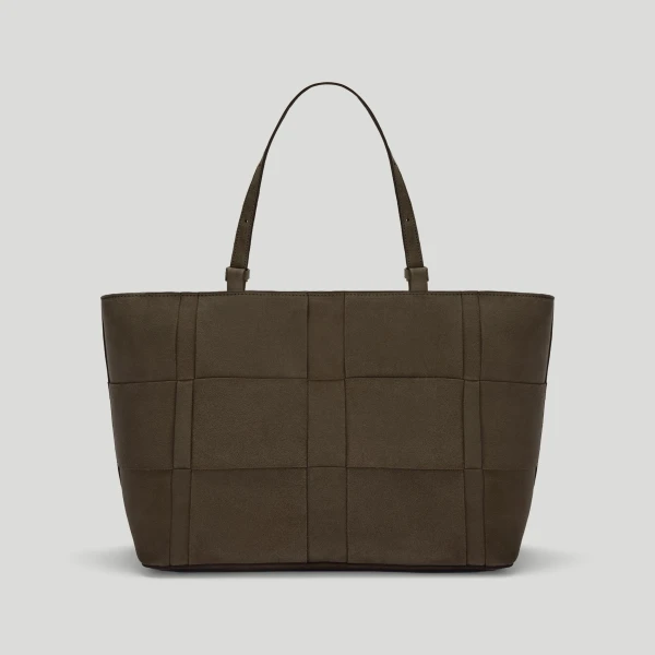 DeMellier The Florence in Hazel Suede Tote Bag, view 6 | Totes & Top-Handle Bags | Coveti