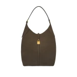DeMellier The Large Siena Bucket in Hazel Suede Bucket Bag | Bucket Bags | Coveti