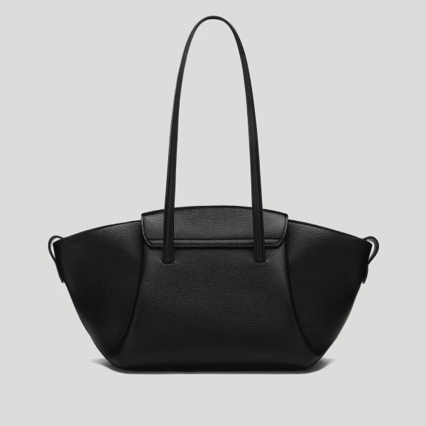 DeMellier The Midi Brooklyn in Black Small Grain Shoulder Bag, view 6 | Shoulder & Crossbody Bags | Coveti