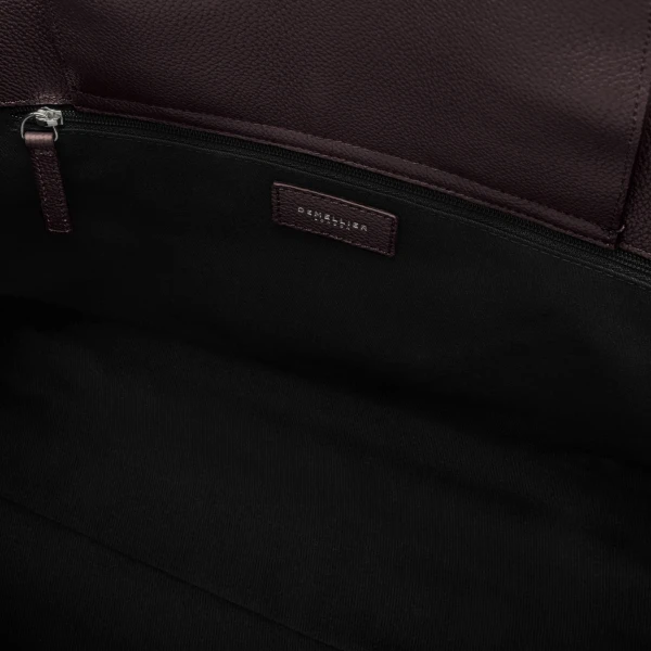 DeMellier The Midi Hudson in Bordeaux Small Grain Crossbody Bag, view 4 | Shoulder & Crossbody Bags | Coveti