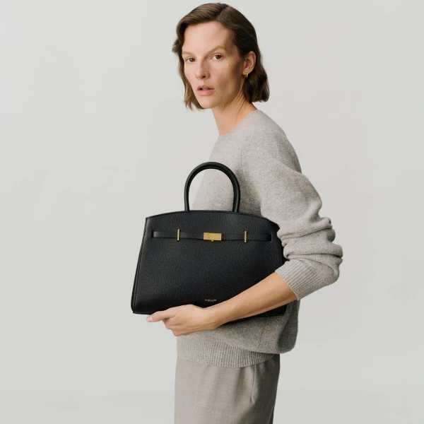 DeMellier The Midi Hudson in Dark Chocolate Suede Crossbody Bag, view 6 | Shoulder & Crossbody Bags | Coveti