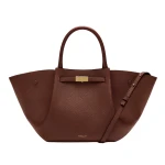 DeMellier The Midi New York in Warm Brown Small Grain Shoulder Bag DeMellier The Midi New York in Warm Brown Small Grain Shoulder Bag | Shoulder & Crossbody Bags | Coveti