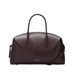 DeMellier The Midi Stockholm in Bordeaux Fine Grain Top-Handle Bag | Totes & Top-Handle Bags | Coveti