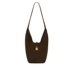 DeMellier The Siena Crossbody in Mocha Suede Crossbody Bag | Shoulder & Crossbody Bags | Coveti