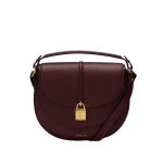 DeMellier The Siena Saddle in Burgundy Small Grain Crossbody Bag DeMellier The Siena Saddle in Burgundy Small Grain Crossbody Bag | Shoulder & Crossbody Bags | Coveti