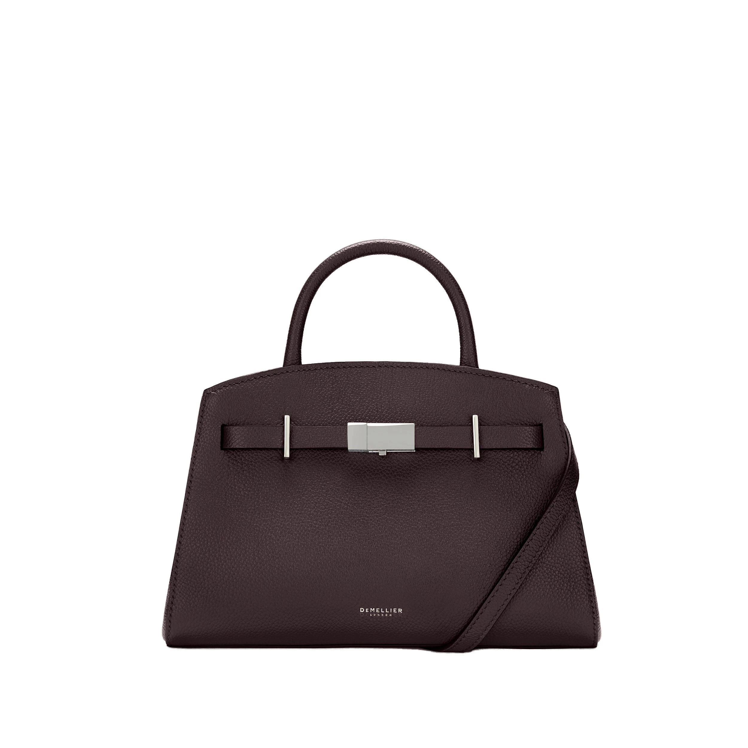 DeMellier The Small Hudson in Bordeaux Small Grain Crossbody Bag DeMellier The Small Hudson in Bordeaux Small Grain Crossbody Bag | Shoulder & Crossbody Bags | Coveti