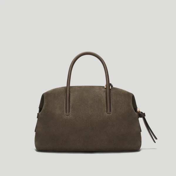 DeMellier The Small Stockholm in Hazel Suede Top-Handle Bag, view 5 | Totes & Top-Handle Bags | Coveti