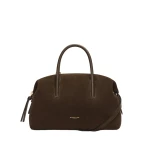 DeMellier The Small Stockholm in Mocha Suede Top-Handle Bag | Totes & Top-Handle Bags | Coveti