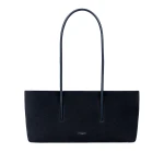 DeMellier The Stockholm Shoulder in Midnight Blue Suede Shoulder Bag | Shoulder & Crossbody Bags | Coveti
