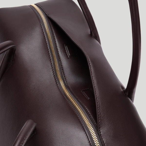 DeMellier The Stockholm in Bordeaux Fine Grain Tote Bag, view 5 | Totes & Top-Handle Bags | Coveti