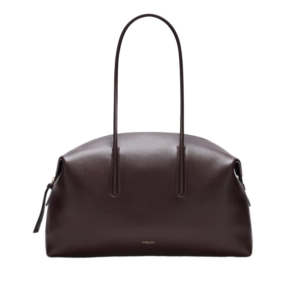 DeMellier The Stockholm in Bordeaux Fine Grain Tote Bag | Totes & Top-Handle Bags | Coveti