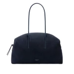 DeMellier The Stockholm in Midnight Blue Suede Tote Bag | Totes & Top-Handle Bags | Coveti