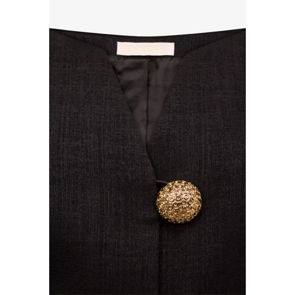 Destree Claude Tailored Jacket in Black | Blazers | Coveti