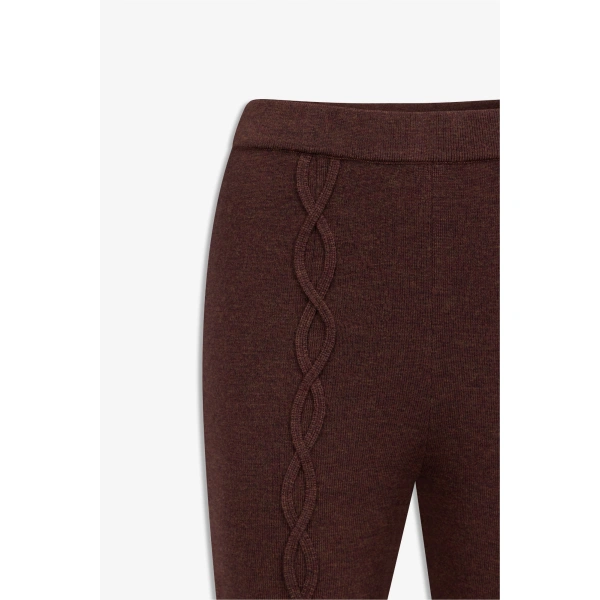 Destree Peter Loop Wool Trousers in Brown | Tailored Pants | Coveti