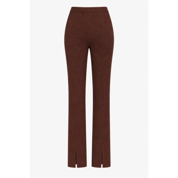 Destree Peter Loop Wool Trousers in Brown | Tailored Pants | Coveti
