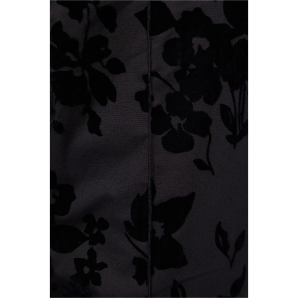 Destree Yoshitomo Soft Adorned Cotton Trousers in Black | Tailored Pants | Coveti