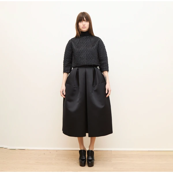 Dice Kayek Beaded Fringe Jacket in Black | Jackets | Coveti