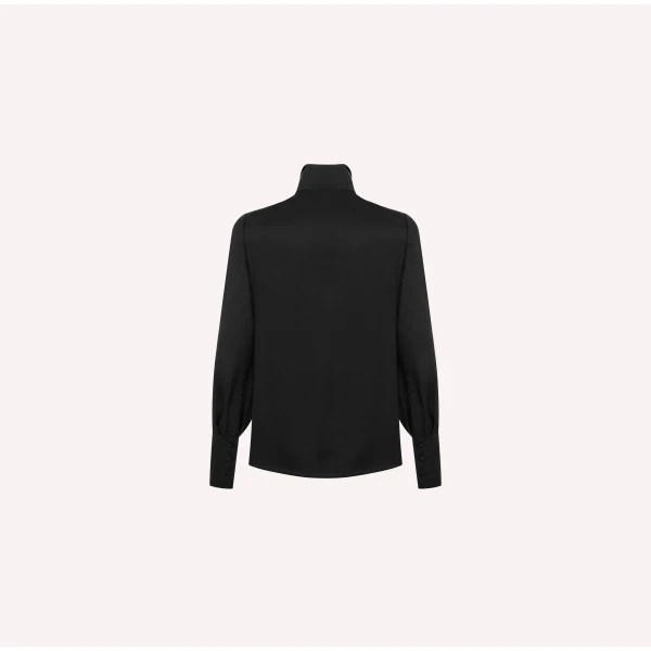 Dice Kayek Classic Tuxedo Shirt in Black | Shirts | Coveti