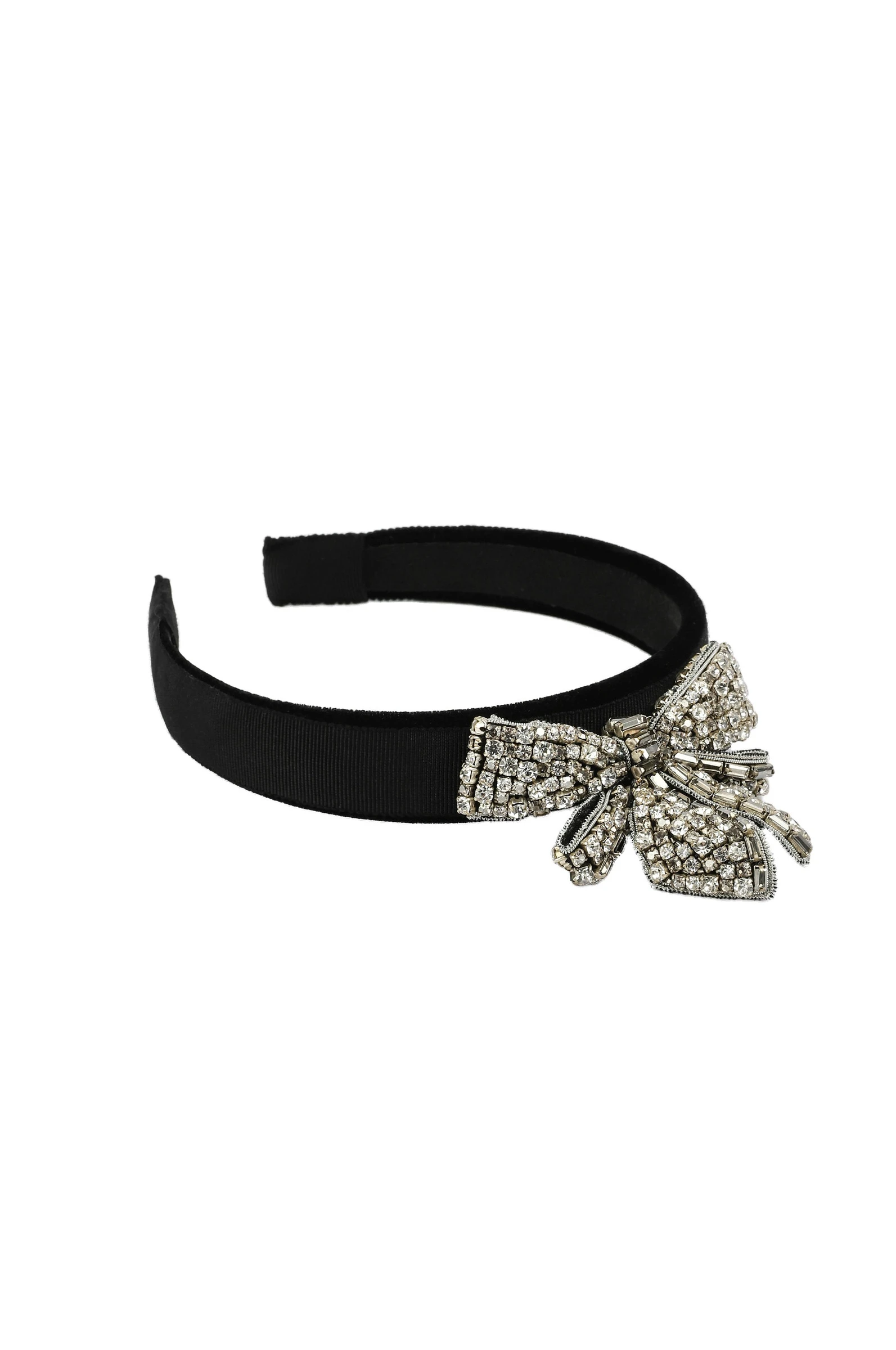 Dice Kayek Crystal Beaded Headband in Black Dice Kayek Crystal Beaded Headband in Black | Hair Accessories | Coveti